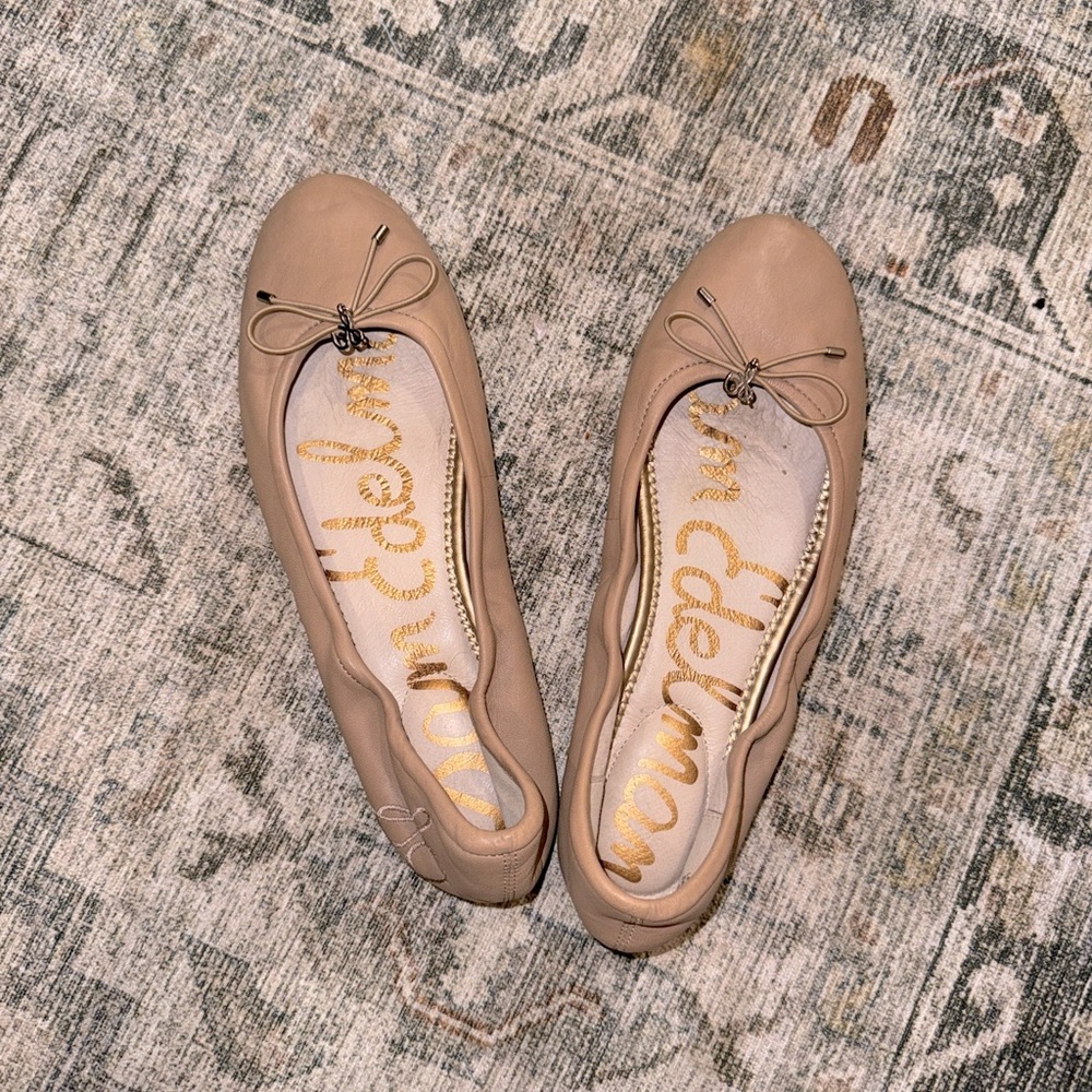 Sam Edelman Taupe Ballet Flats - Picture 4 of 11